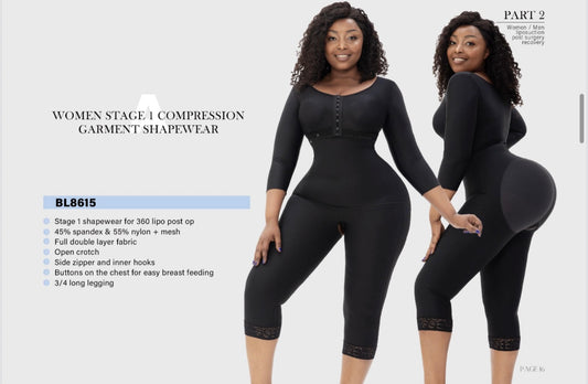 BL8615-Faja post lipo 360° Stage 1 lactancia