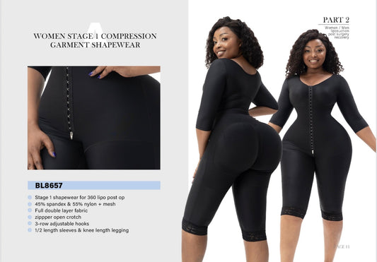 BL8657 – Faja post lipo 360° Stage 1 con mangas